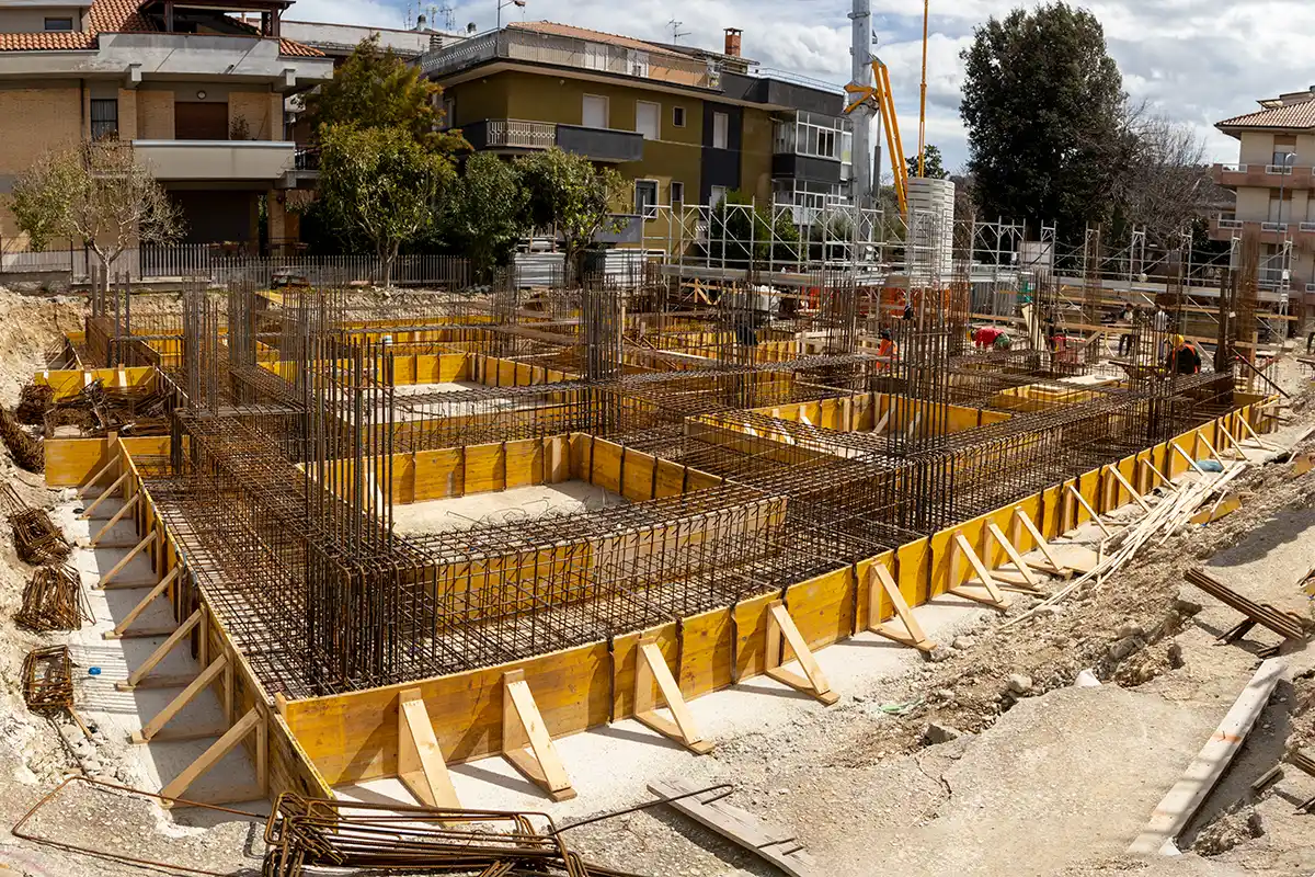 Ricostruzione Post Sisma|Condominio Scedam — vista d'insieme