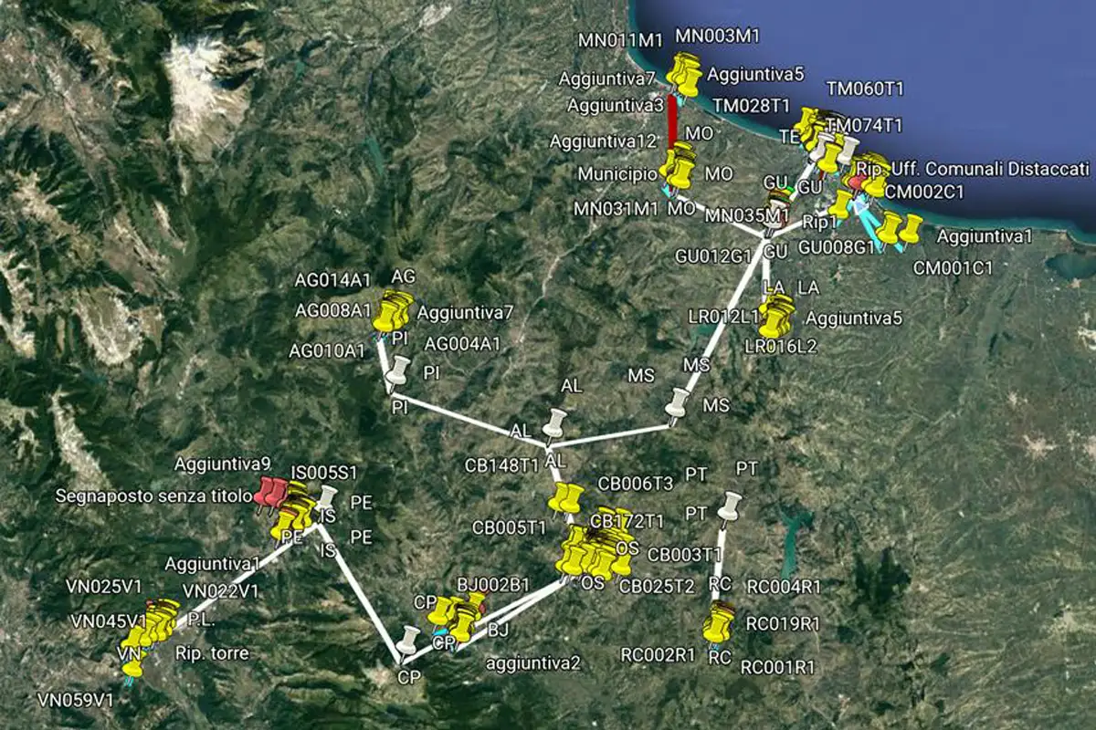 Monitoraggio e digitalizzazione reti idriche - Molise — vista d'insieme