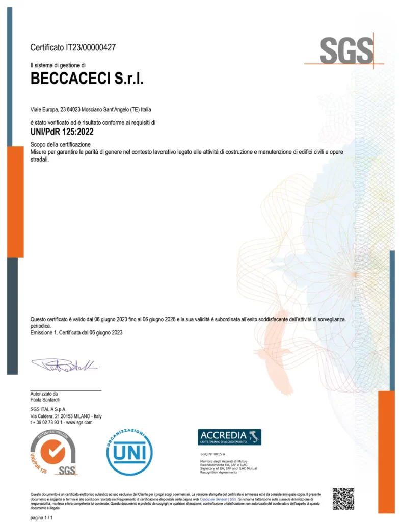 Certificazioni Beccaceci | UNI-Pdr-125-2002-parità-di-genere Beccaceci